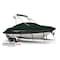 Eevelle Boat Cover DECK BOAT Ski Tower, Outboard Fits 21ft 6in L up to 102in W Green SFDKSK21102B-HTR - alternate 1